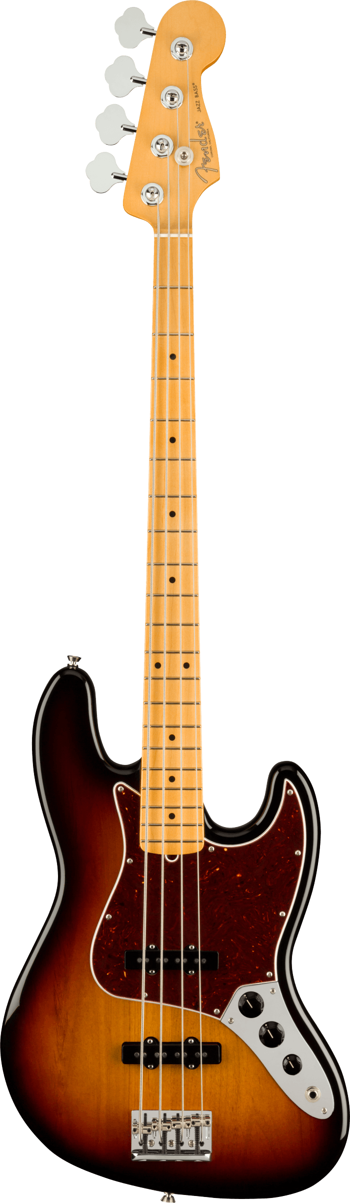 Fender American Professional II Jazz Bass®, Maple Fingerboard, 3-Color Sunburst