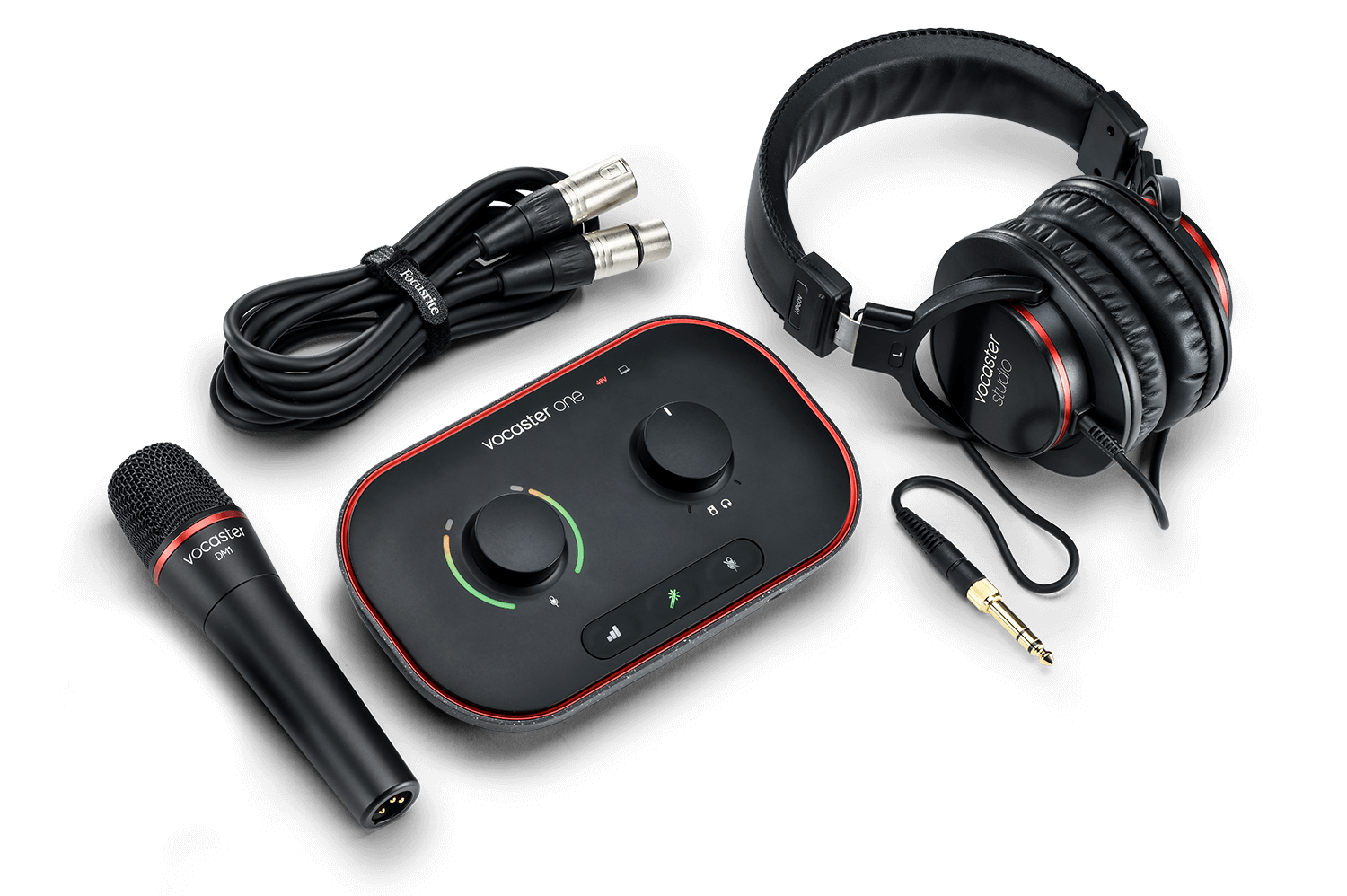 Focusrite Vocaster One Studio | Podcasting Audio Interface Kit