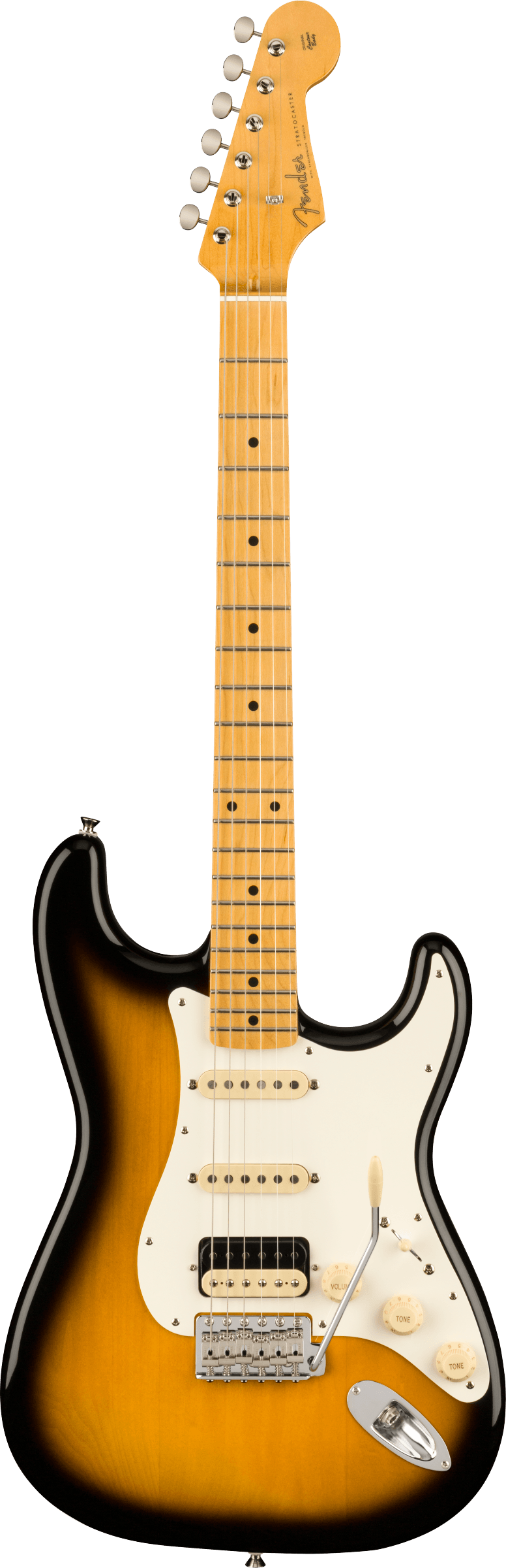 Fender MIJ JV Modified '50s Stratocaster® HSS, Maple Fingerboard, 2-Color Sunburst