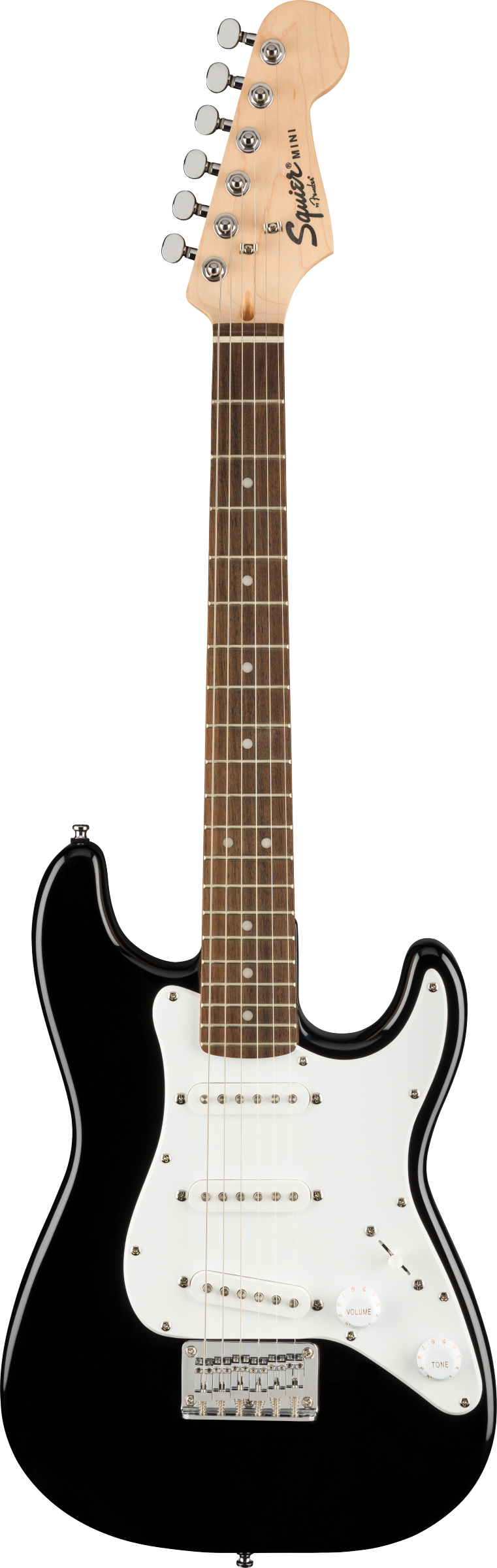 Fender Squier Mini Stratocaster®, Laurel Fingerboard (Black) - Electric Guitar 電結他