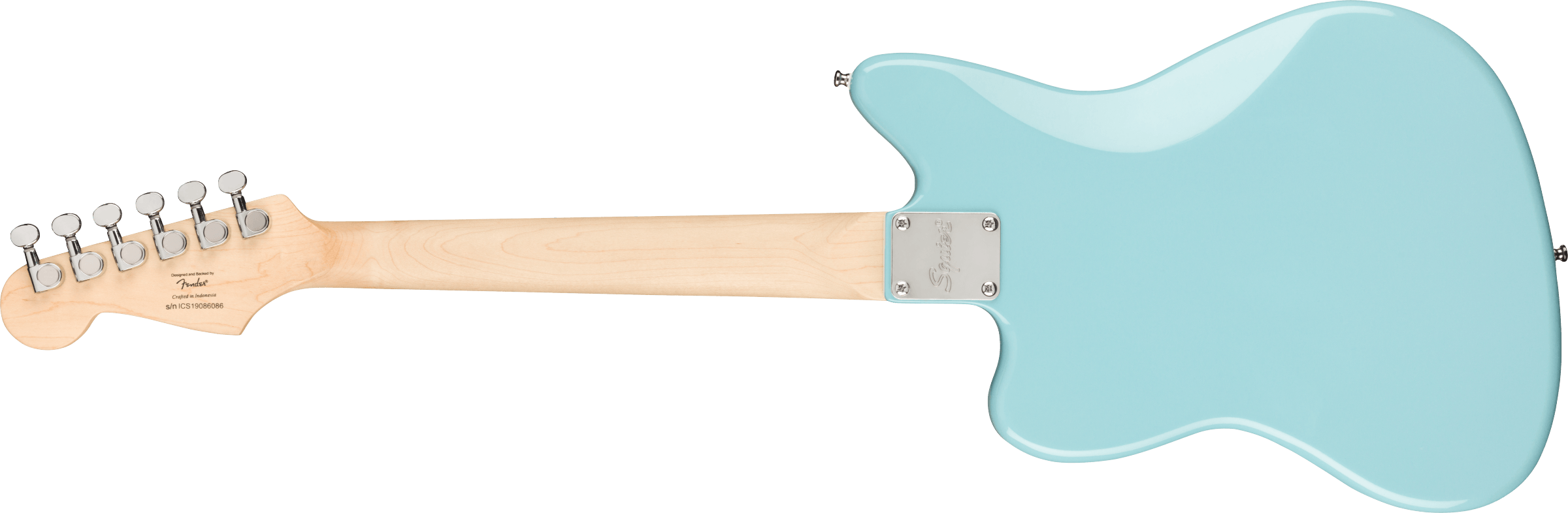 Squier Mini Jazzmaster® HH, Maple Fingerboard, Daphne Blue