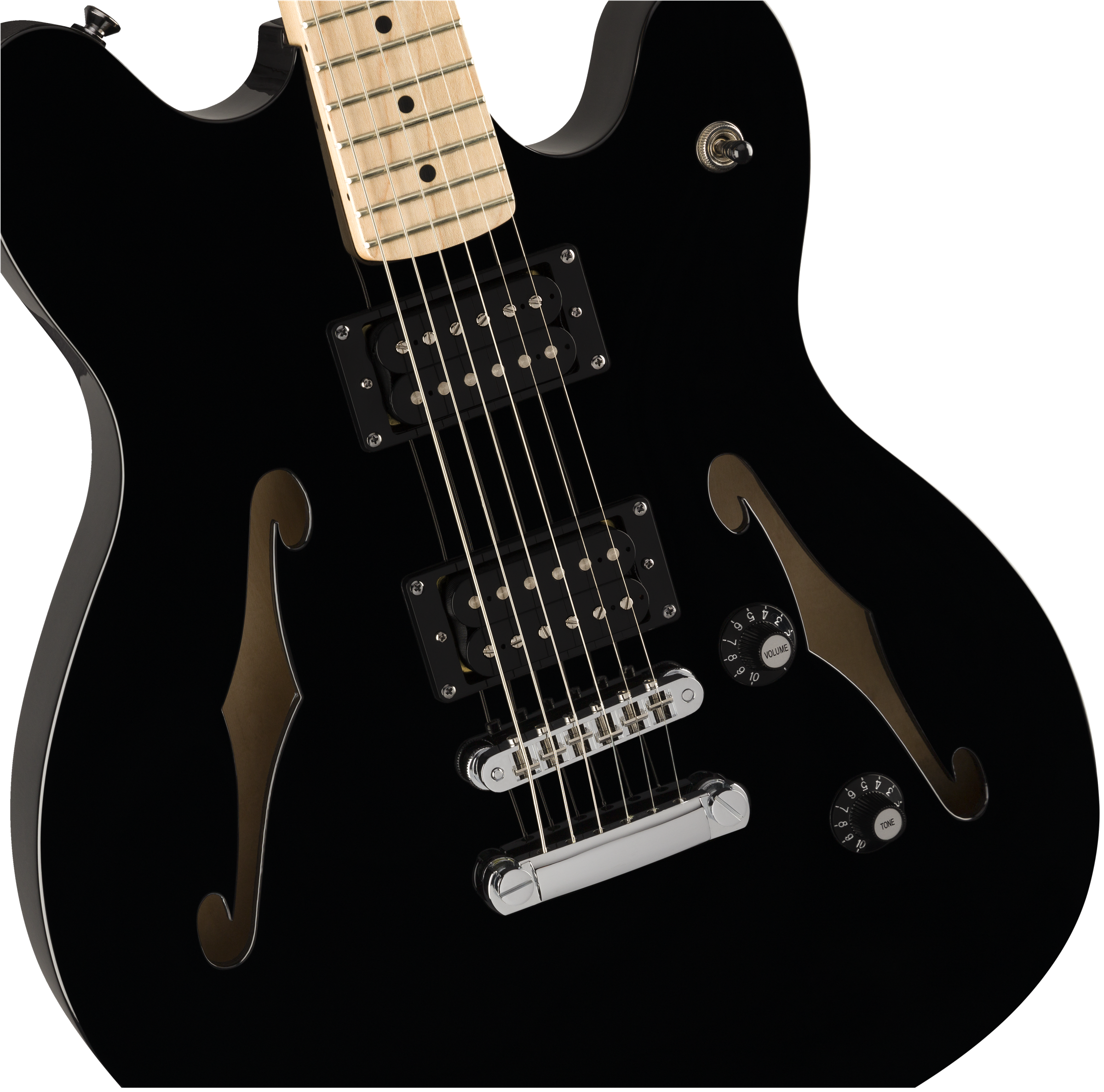 Squier Affinity Series™ Starcaster®, Electric Guitar, Maple Fingerboard, Black