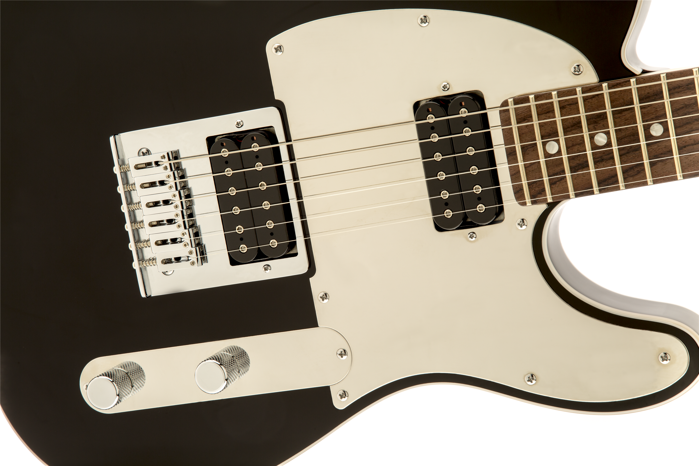 Fender Squier J5 HH Telecaster®, Laurel Fingerboard (Black) - Electric Guitar 電結他