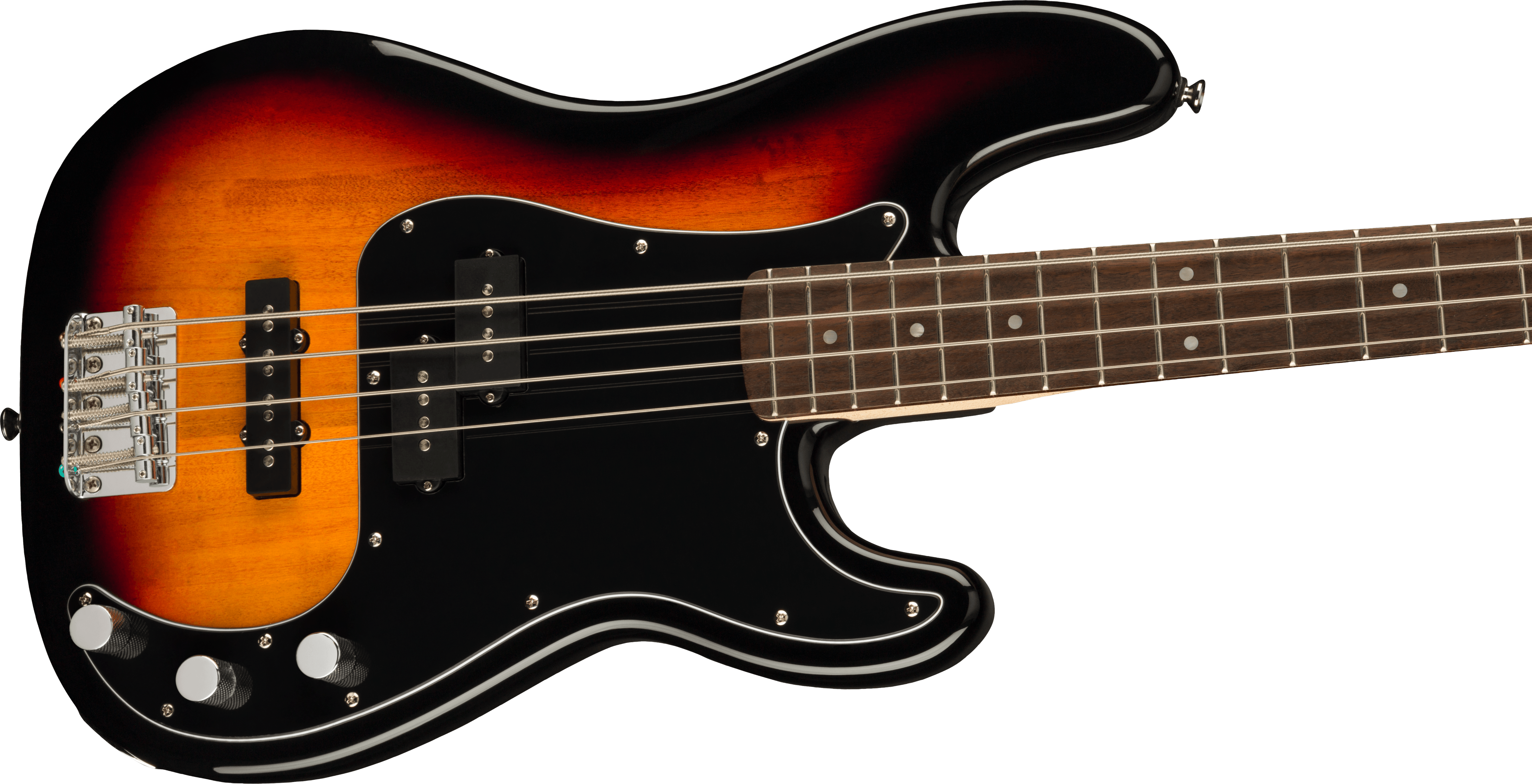 Squire Affinity Series™ Precision Bass® PJ Pack, Laurel Fingerboard, 3-Color Sunburst, Gig Bag, Rumble 15 - 230V UK