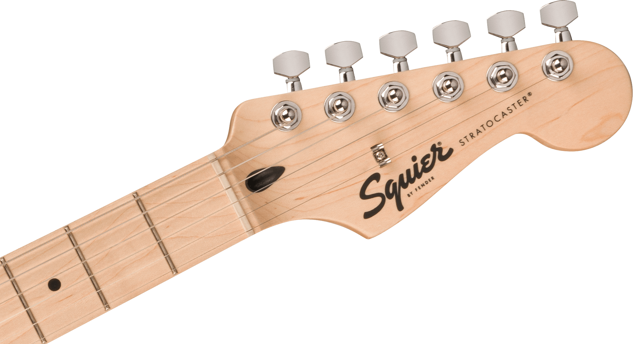 Squier Sonic™ Stratocaster®, Maple Fingerboard, White Pickguard, Black
