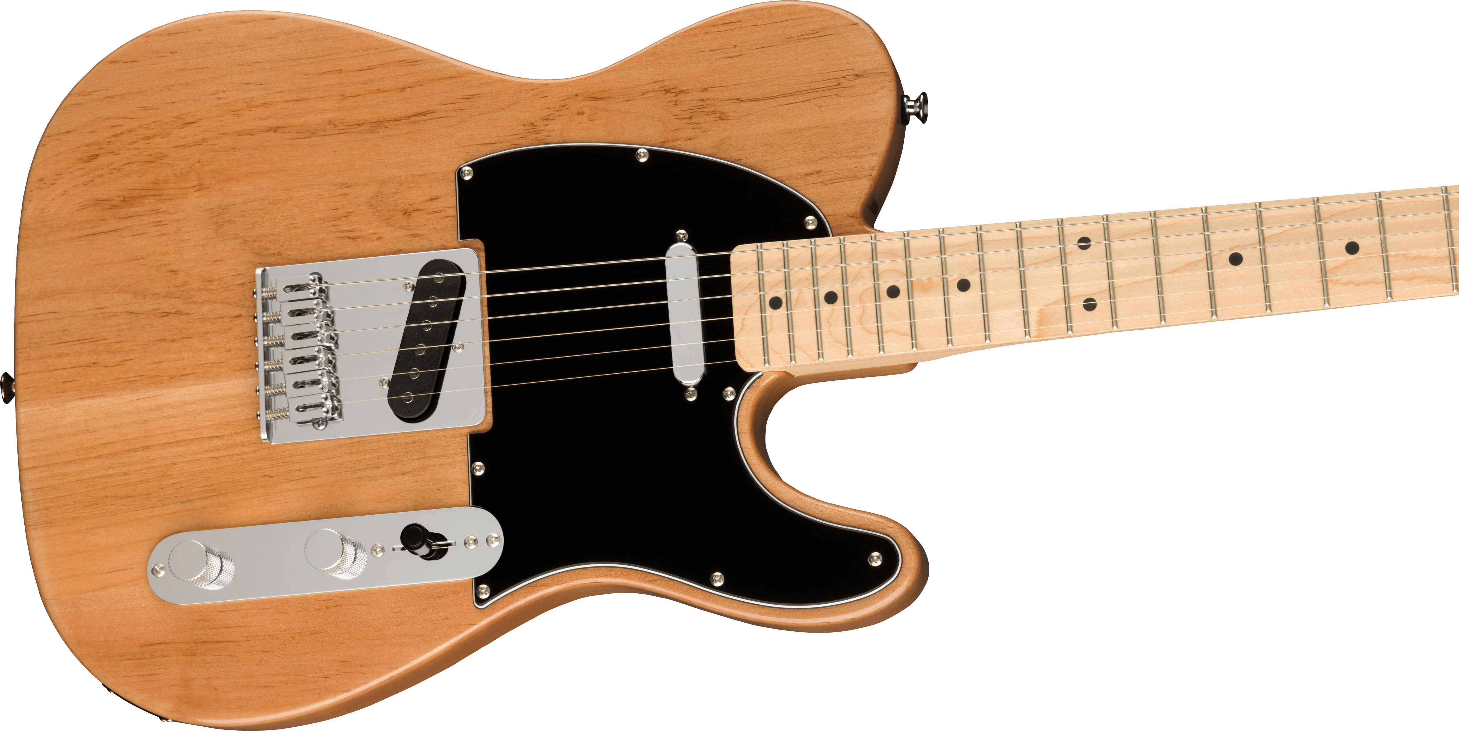 Squier FSR Affinity Series™ Telecaster®, Maple Fingerboard, Black Pickguard, Natural