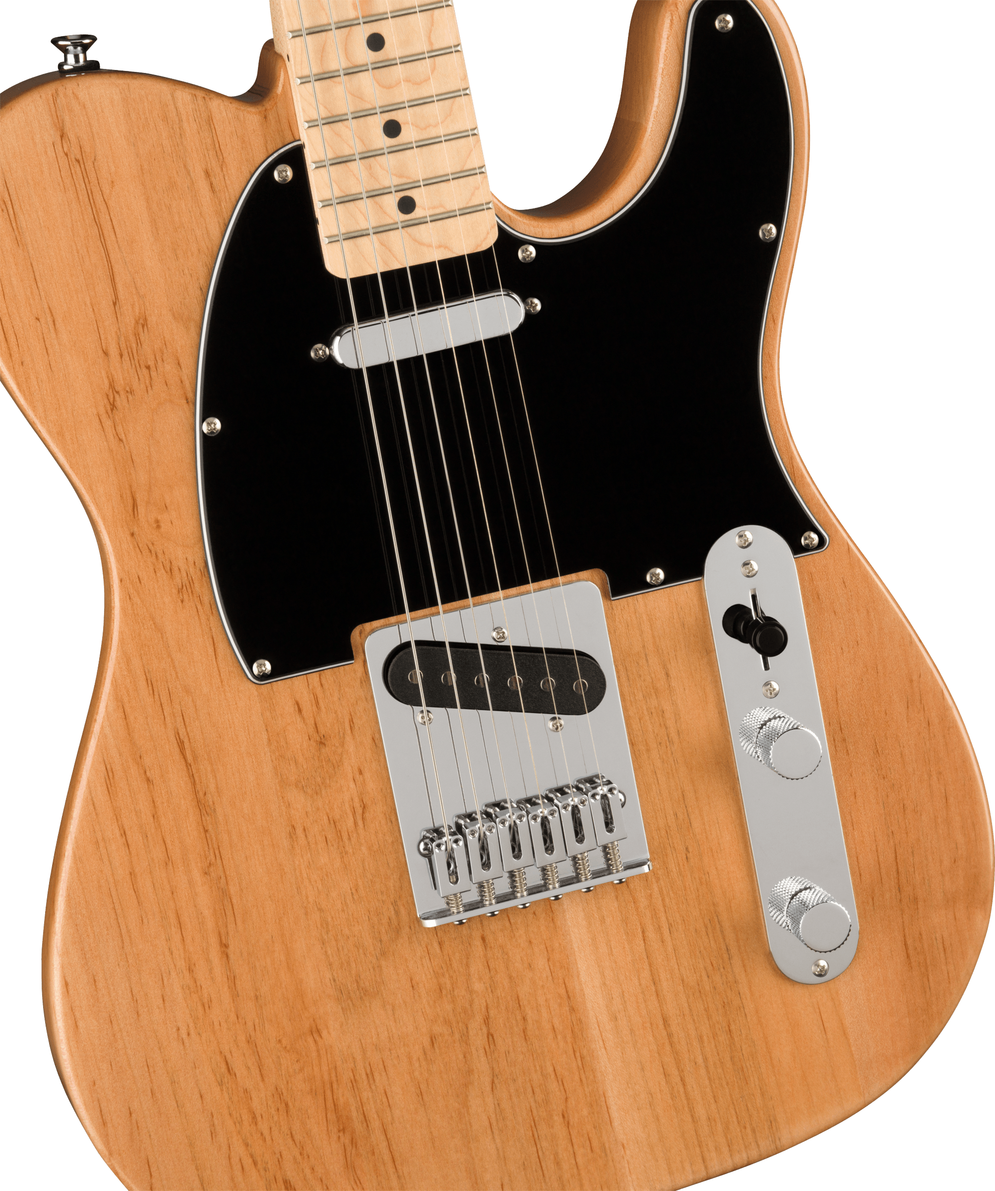 Squier FSR Affinity Series™ Telecaster®, Maple Fingerboard, Black Pickguard, Natural