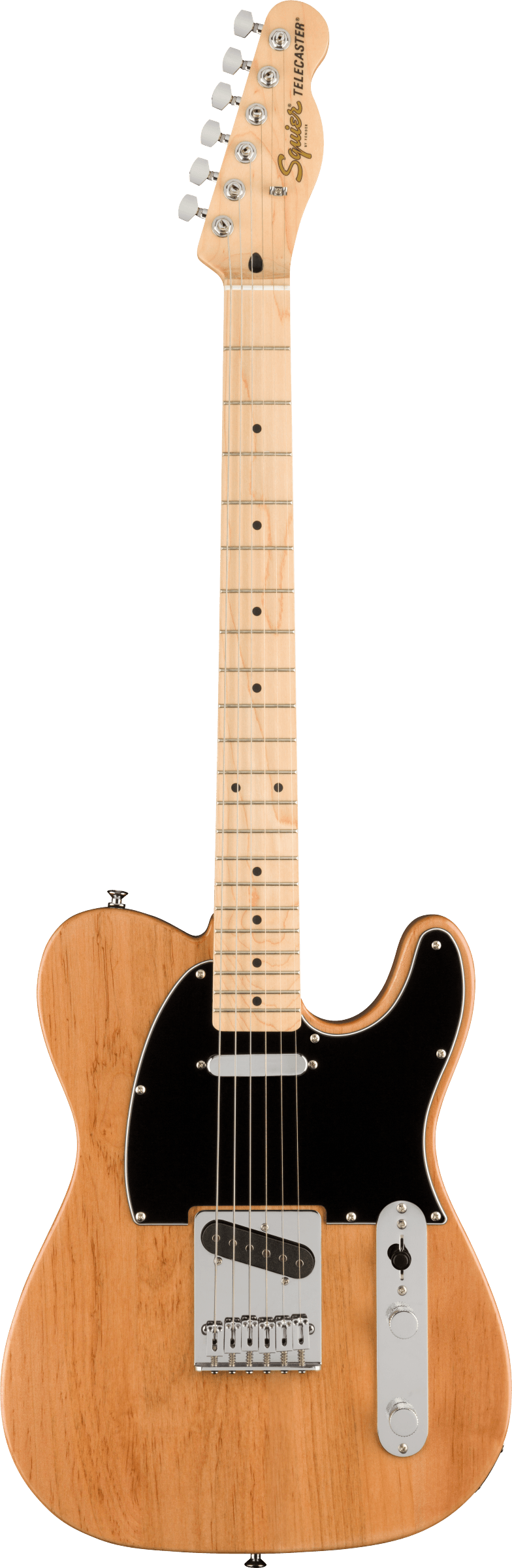 Squier FSR Affinity Series™ Telecaster®, Maple Fingerboard, Black Pickguard, Natural