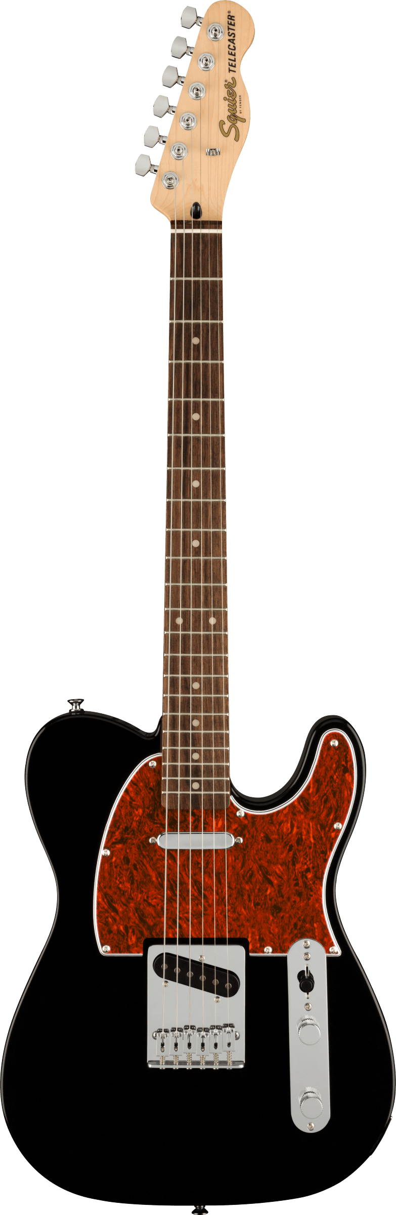 Squier FSR Affinity Series™ Telecaster®, Laurel Fingerboard, Tortoiseshell Pickguard, Black