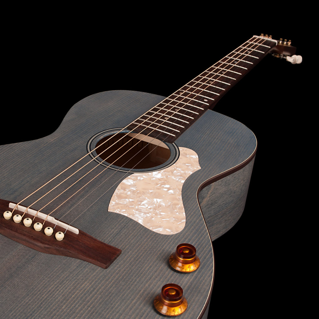 Art & Lutherie Roadhouse Denim Blue Q-Discrete (047079)木結他