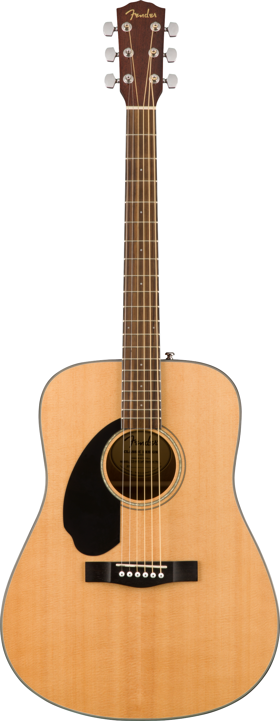 Fender CD-60S Left Hand, Walnut Fingerboard, Natural木結他 Fender CD-60S Left Hand, Walnut Fingerboard, Natural木結他