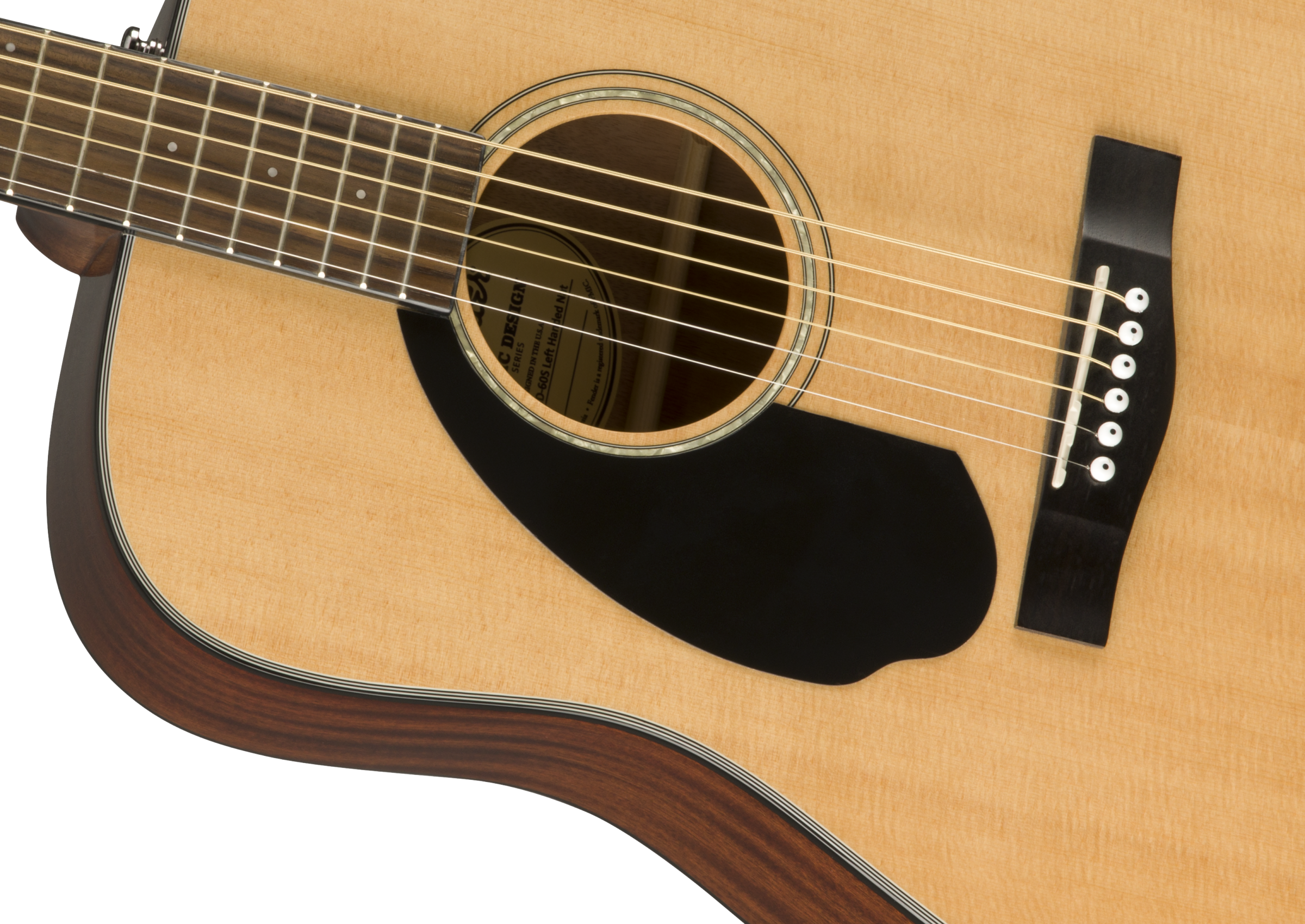 Fender CD-60S Left Hand, Walnut Fingerboard, Natural木結他 Fender CD-60S Left Hand, Walnut Fingerboard, Natural木結他