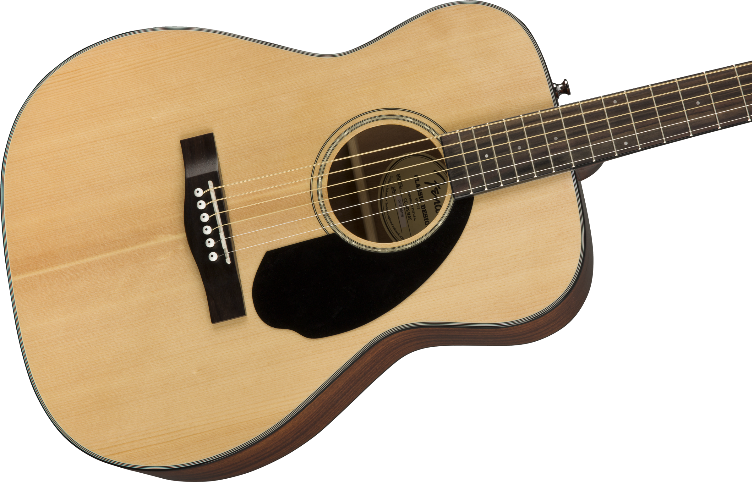 Fender CC-60S Concert, Walnut Fingerboard (Natural) - Acoustic Guitar 木結他