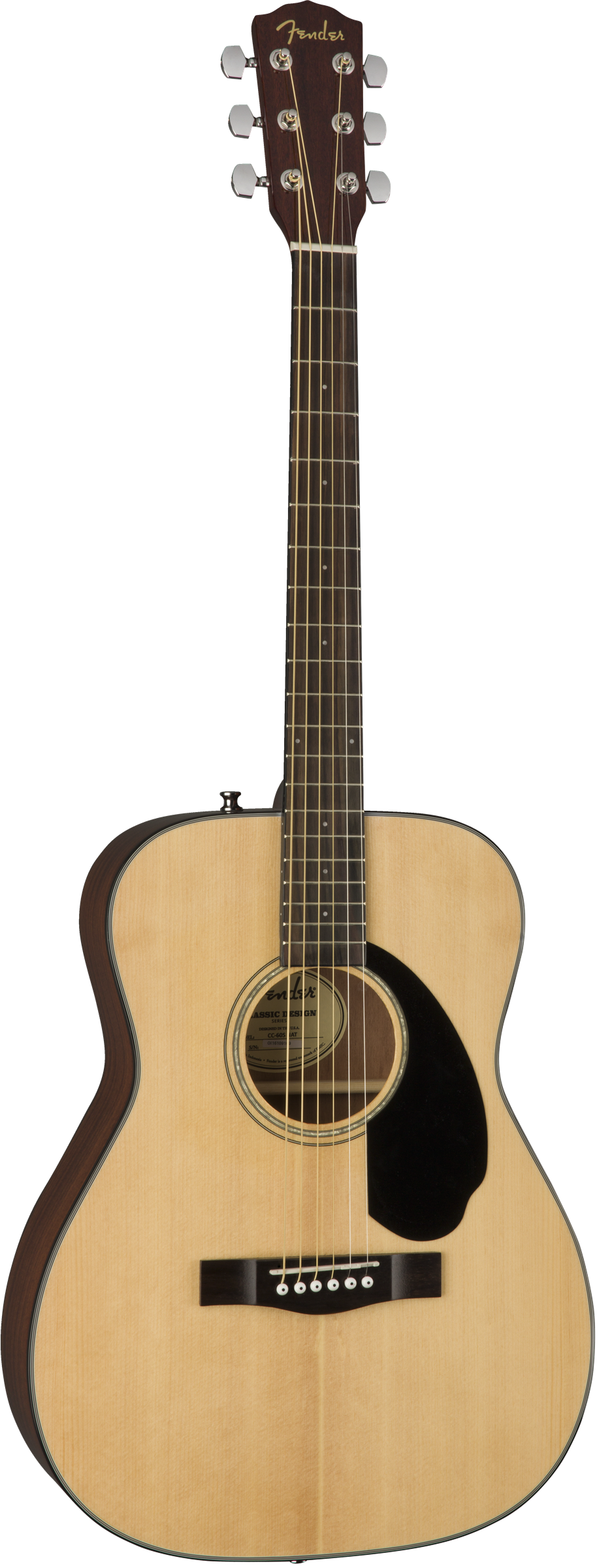 Fender CC-60S Concert, Walnut Fingerboard (Natural) - Acoustic