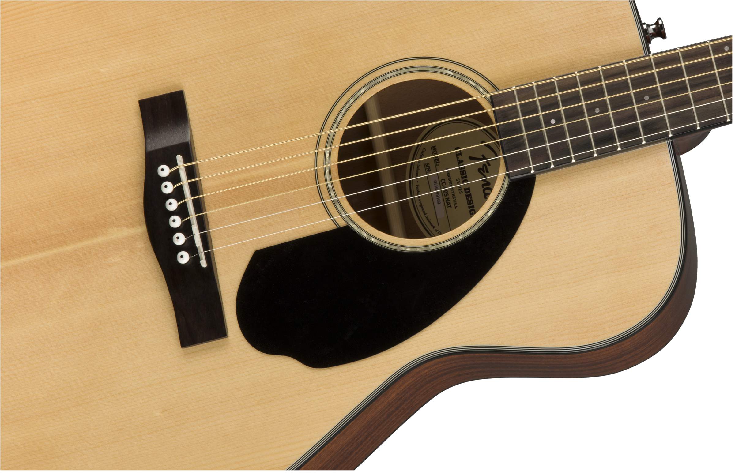 Fender CC-60S Concert, Walnut Fingerboard (Natural) - Acoustic Guitar 木結他