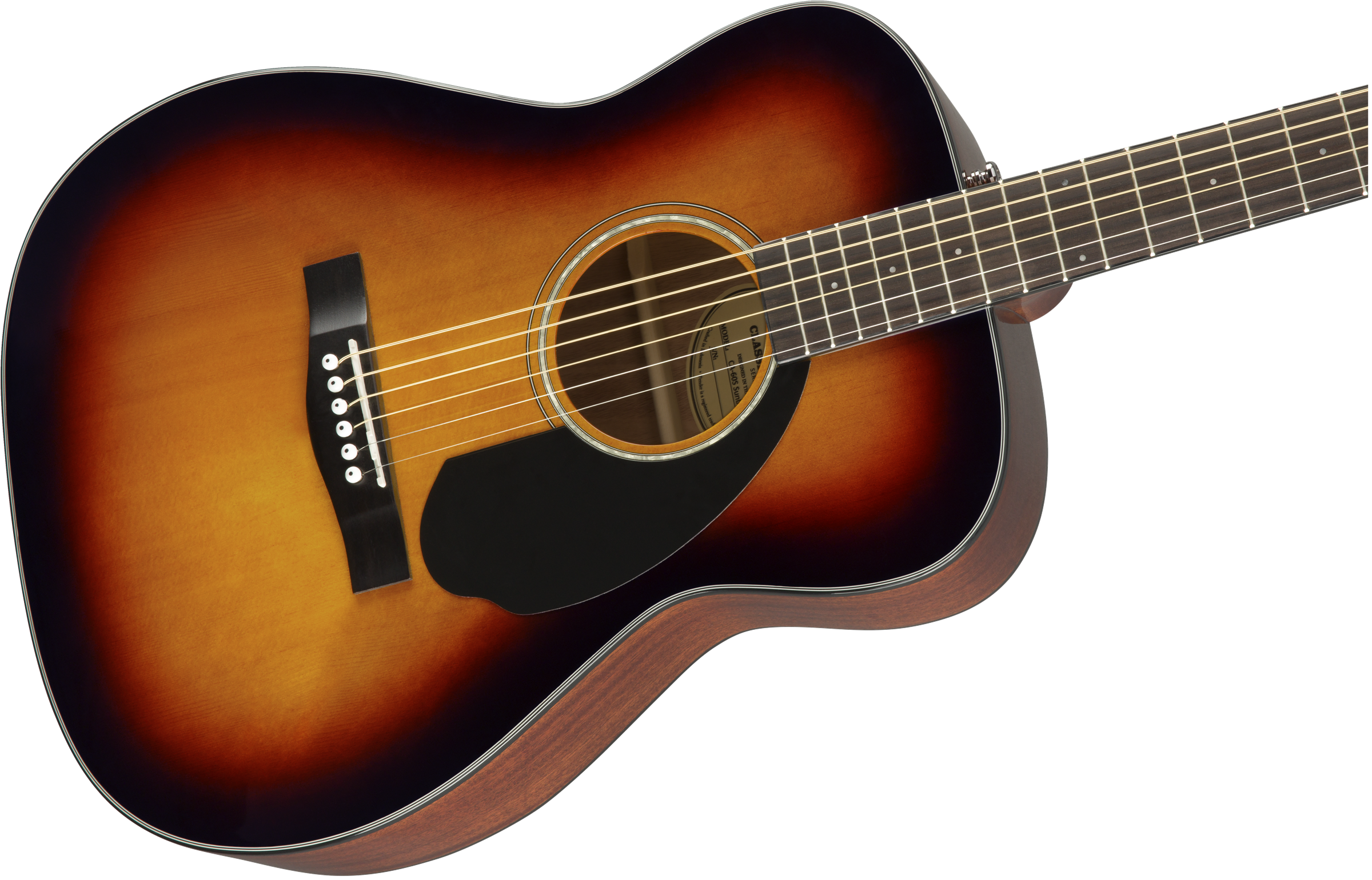 Fender CC-60S Concert, Walnut Fingerboard (3-Color Sunburst) - Acoustic Guitar 木結他