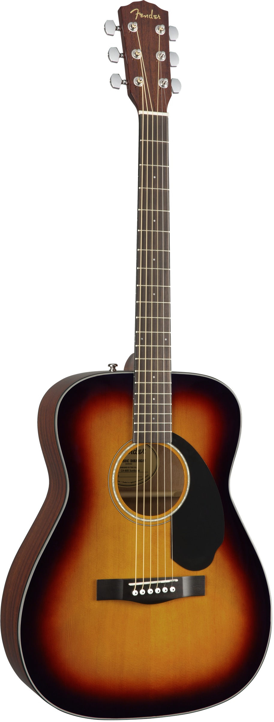 Fender CC-60S Concert, Walnut Fingerboard (3-Color Sunburst) - Acoustic Guitar 木結他