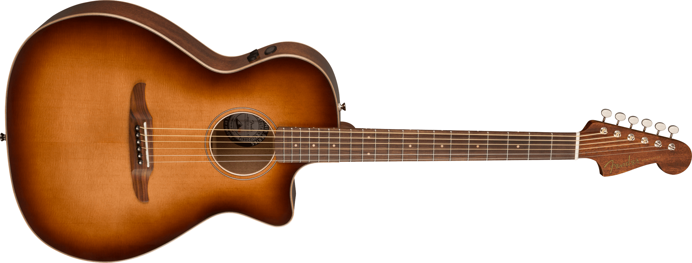 Fender NEWPORTER CLASSIC Electric Acoustic Guitar木結他