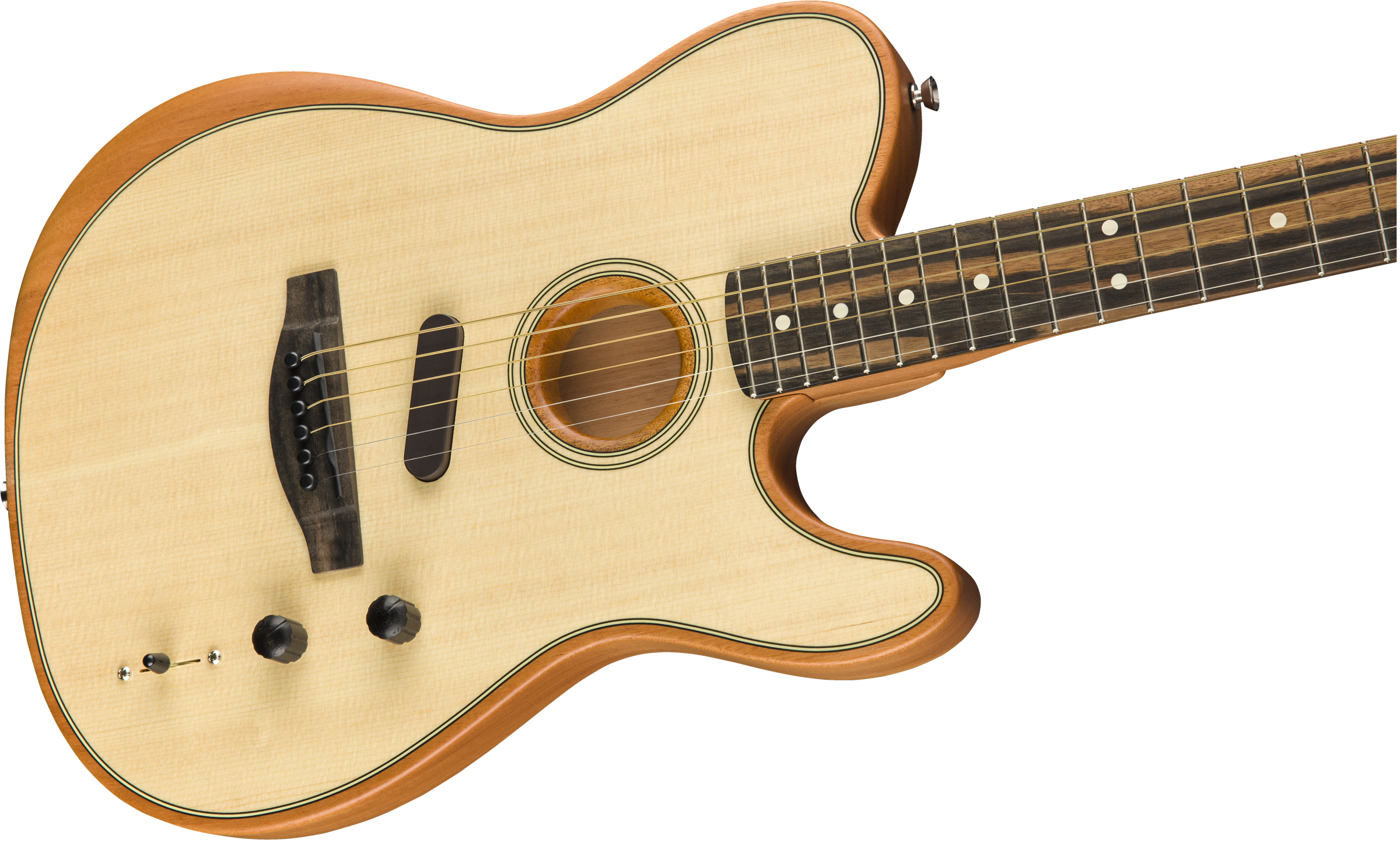 Fender American Acoustasonic® Telecaster®, Ebony Fingerboard, Natural電木結他