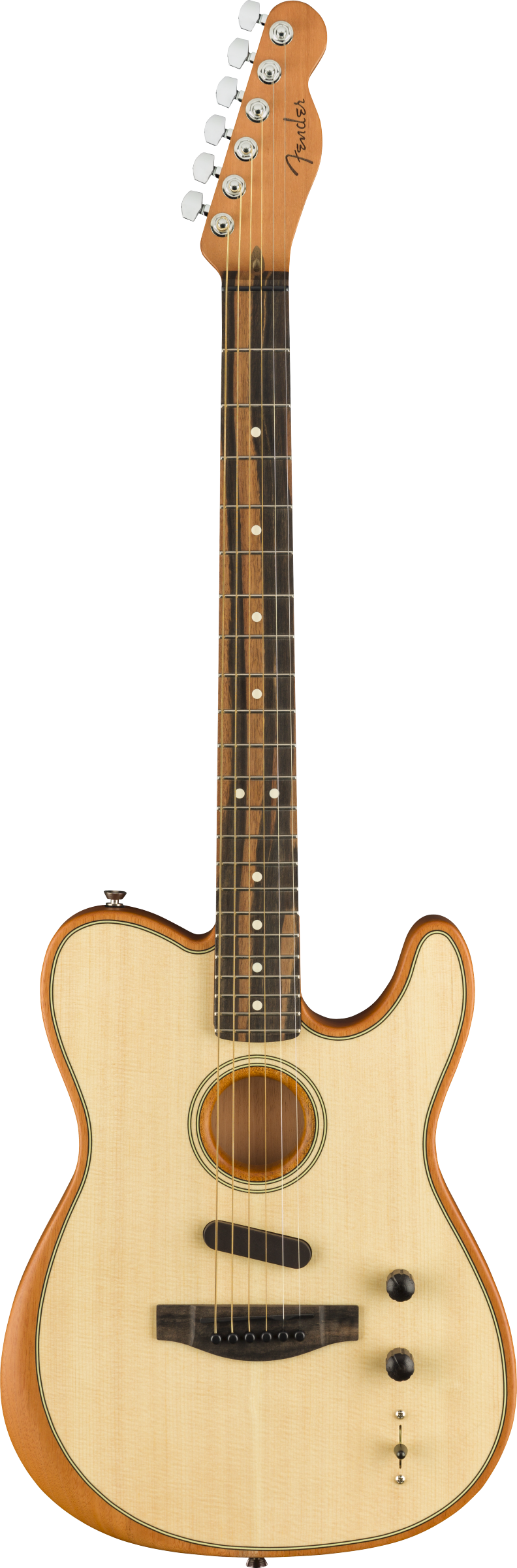 Fender American Acoustasonic® Telecaster®, Ebony Fingerboard, Natural電木結他
