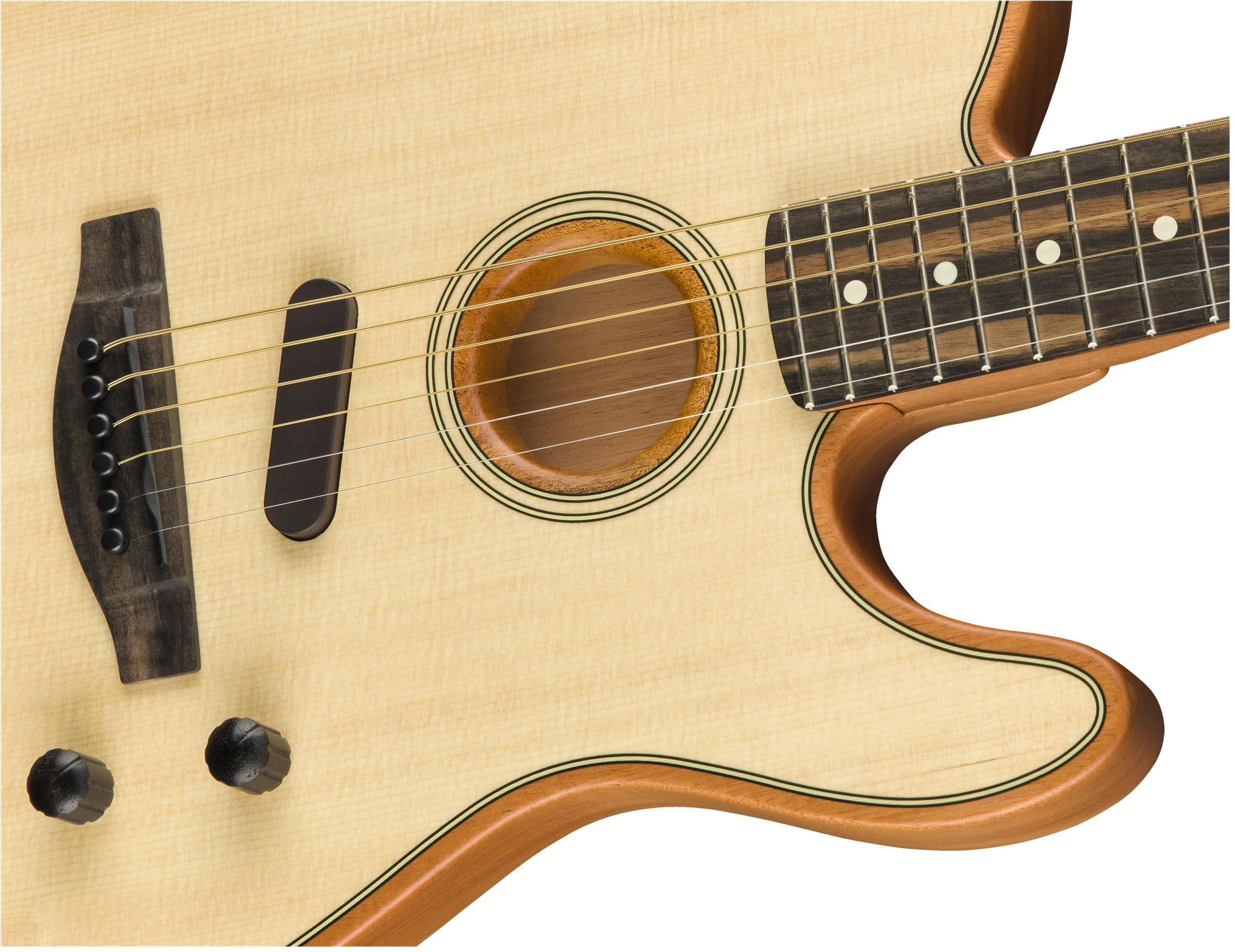 Fender American Acoustasonic® Telecaster®, Ebony Fingerboard, Natural電木結他