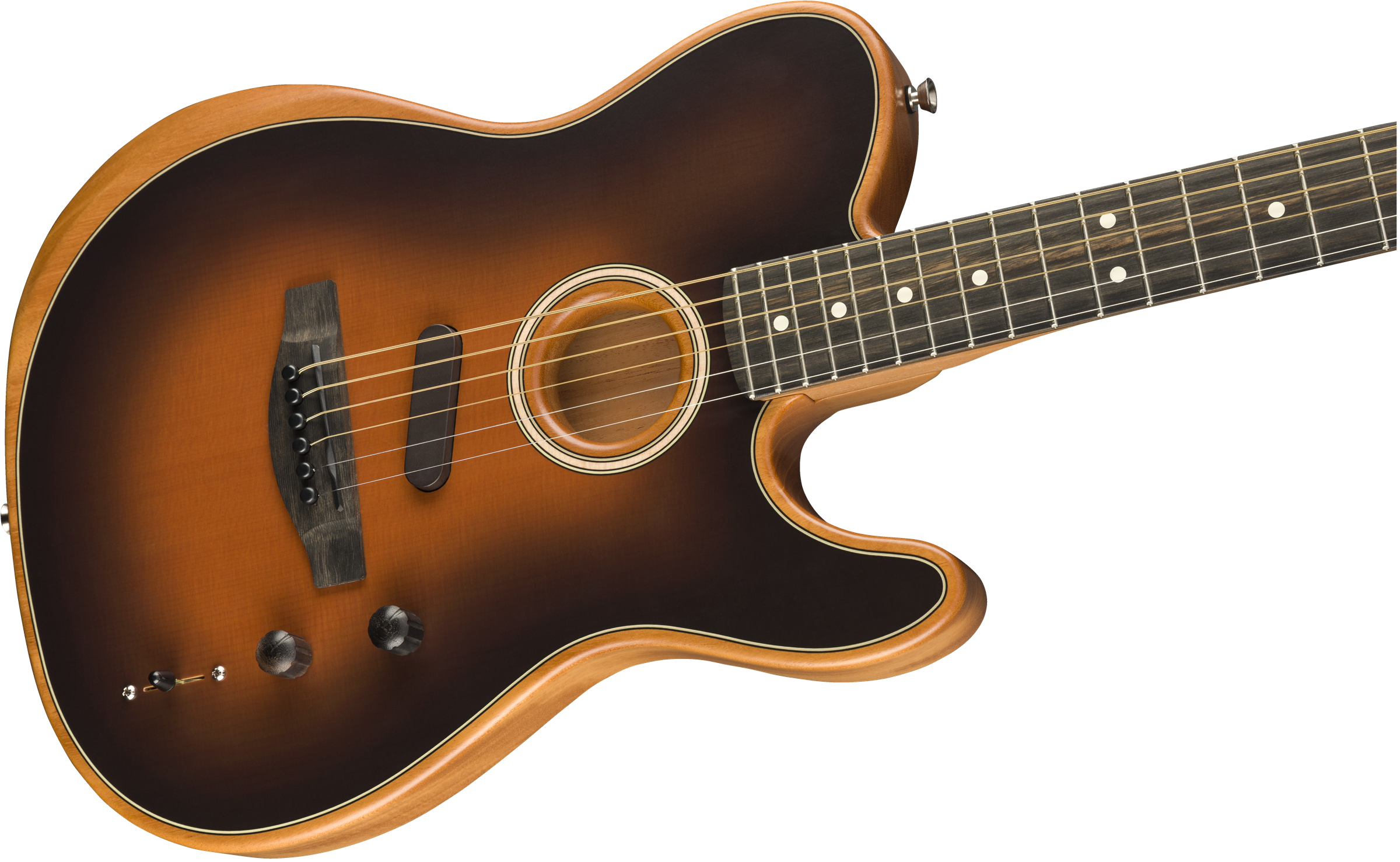 Fender American Acoustasonic® Telecaster®, Ebony Fingerboard, Sunburst