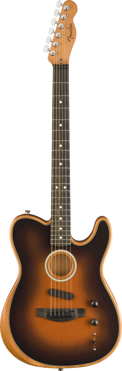 ギター Fender American Acoustasonic Telecaster Fender American Acoustasonic® Telecaster®, Ebony Fingerboard
