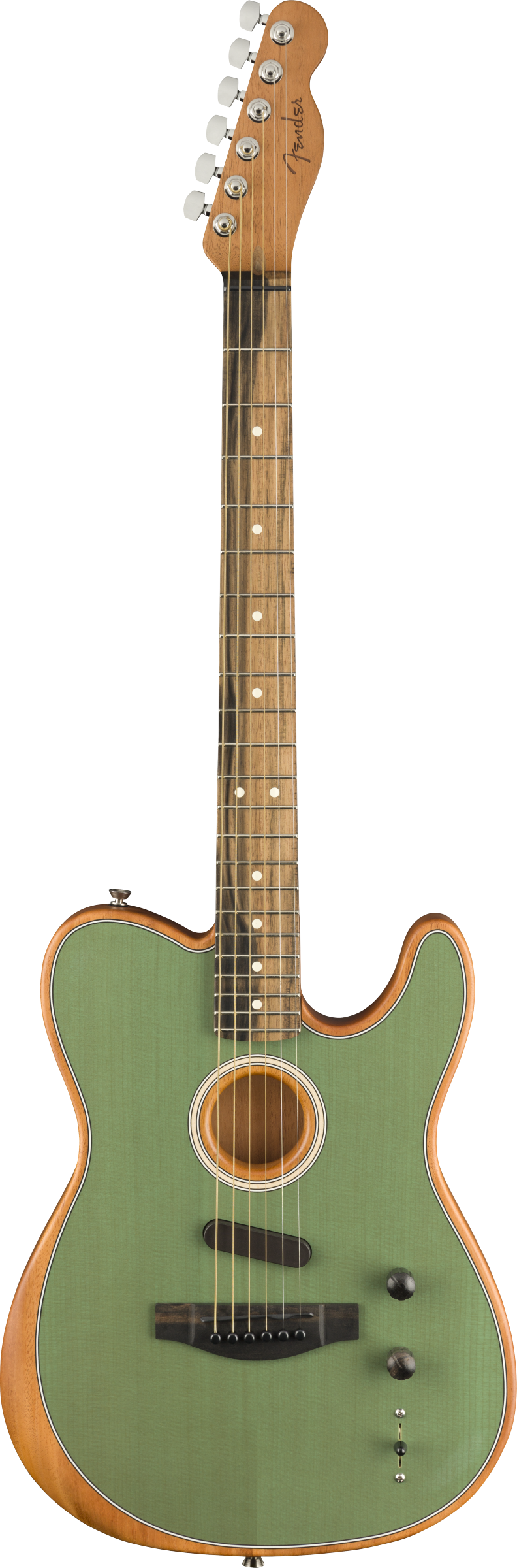 Fender American Acoustasonic® Telecaster®, Ebony Fingerboard, Surf Green