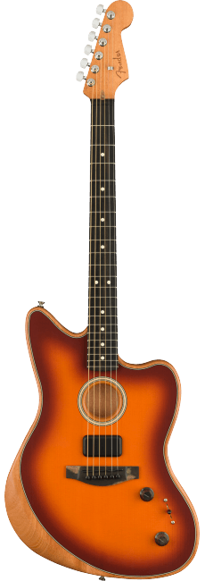Fender American Acoustasonic® Jazzmaster® Tobacco Sunburst, Ebony Fingerboard