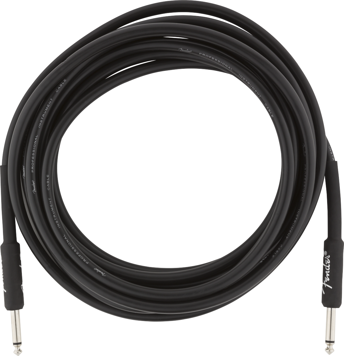 FENDER Professional Series Instrument Cable, Straight-Straight, 15', Black (0990820021)