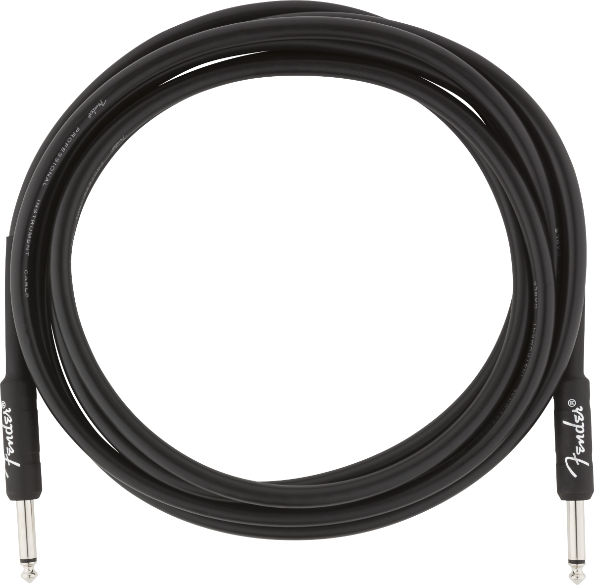 Fender Professional Series Instrument Cable, Straight/Straight, 10', Black