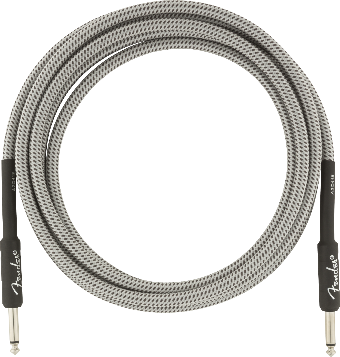 FENDER Professional Series Instrument Cable, 10', White Tweed (0990820063)