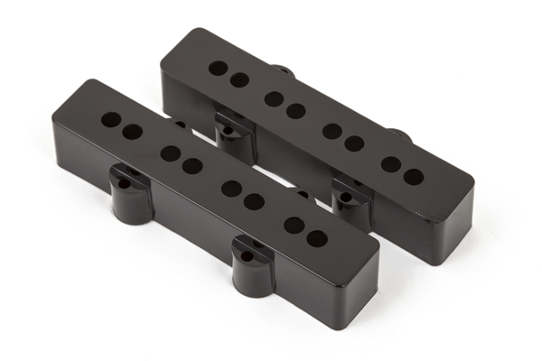 Fender Pickup Covers, Pure Vintage Jazz Bass® Black (2)