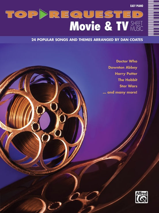 Top-Requested Movie & TV Sheet Music (24 Popular Songs and Themes Arranged by Dan Coates)