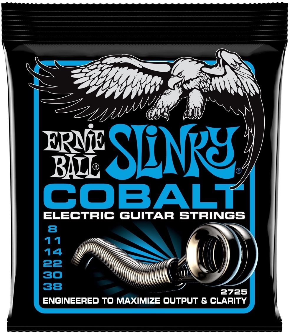 Ernie Ball, 2725, Extra Slinky Cobalt, Electric Guitar Strings