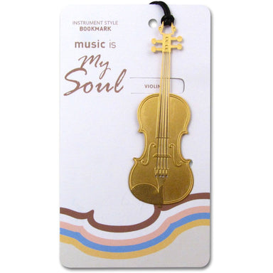 Bookmark Gold Violin