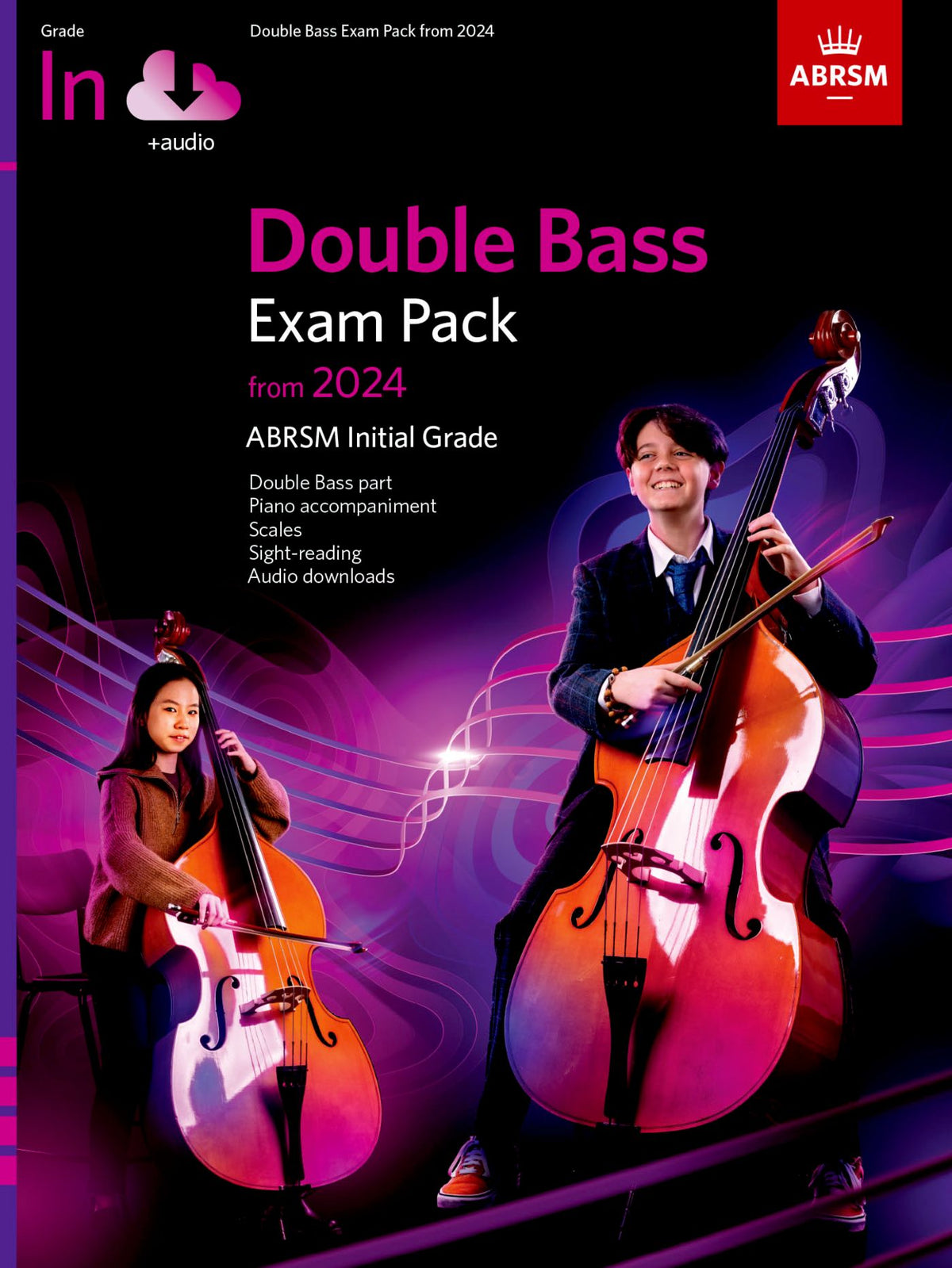 ABRSM Double Bass Exam Pack 2024, Initial Grade (w/ Audio) — Tom Lee Music