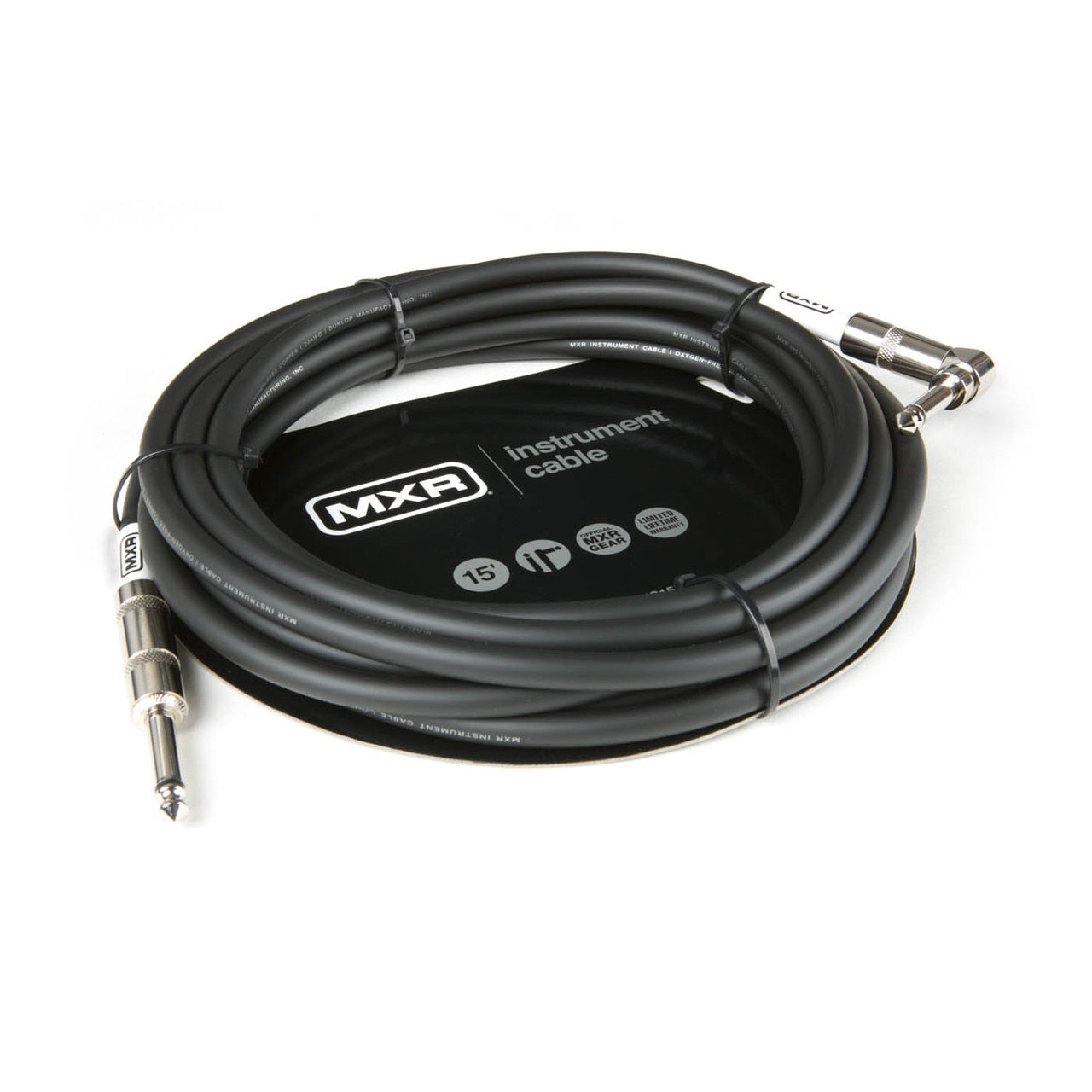 Dunlop MXR® 15FT Standard Instrument Cable - Right / Straight (DCIS15R)