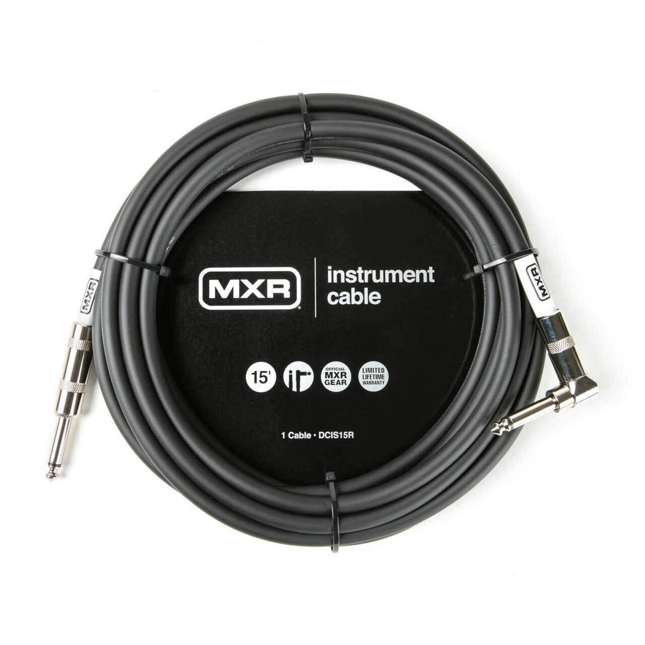 Dunlop MXR® 15FT Standard Instrument Cable - Right / Straight (DCIS15R)