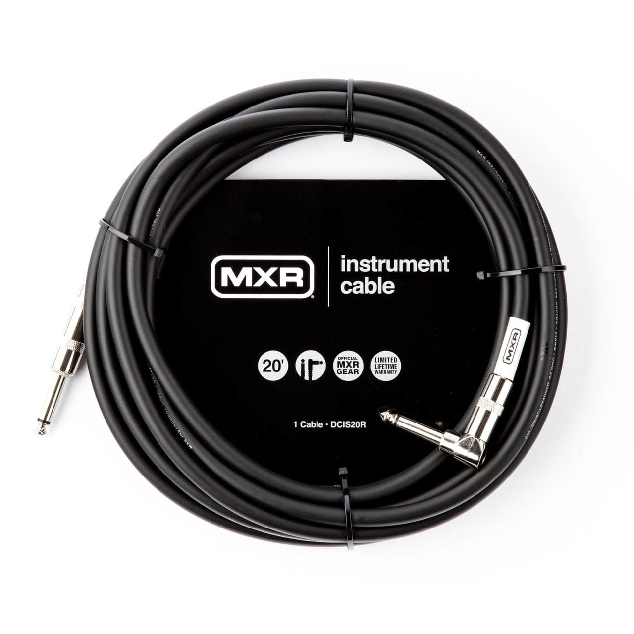 MXR® 20FT Standard Instrument Cable - Right / Straight