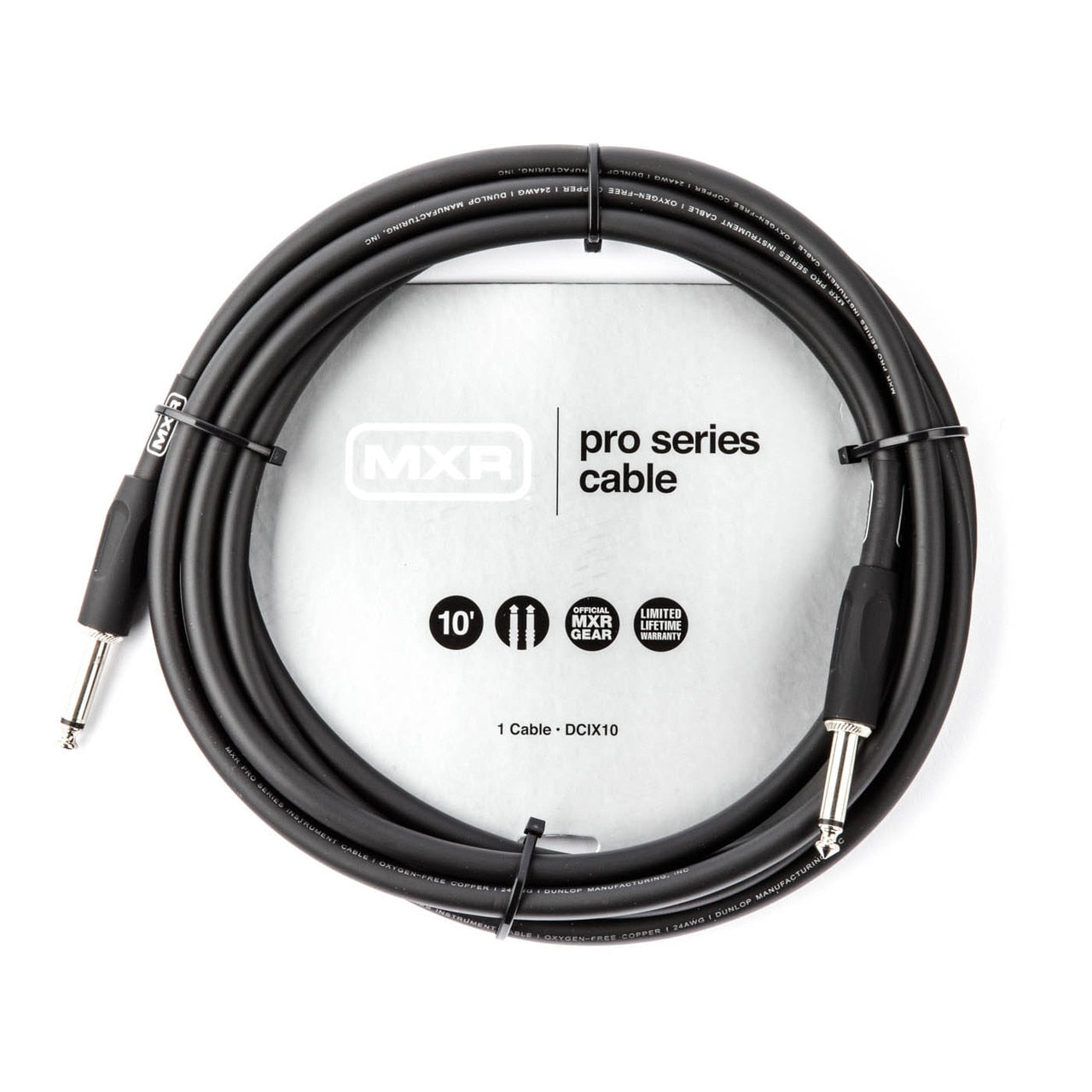 MXR® 10FT Pro Series Instrument Cable - Straight / Straight