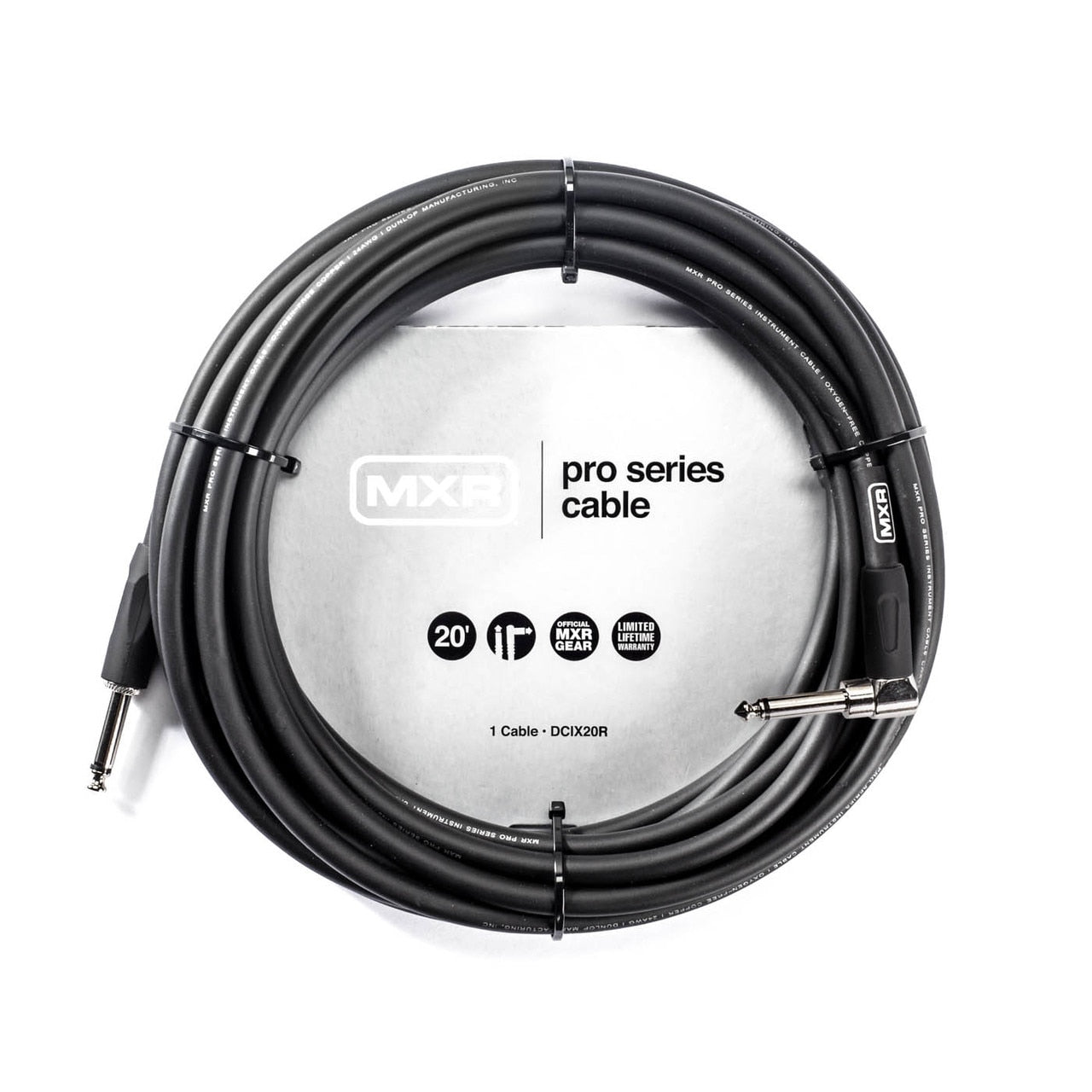 MXR® 20FT Pro Series Instrument Cable - Right / Straight