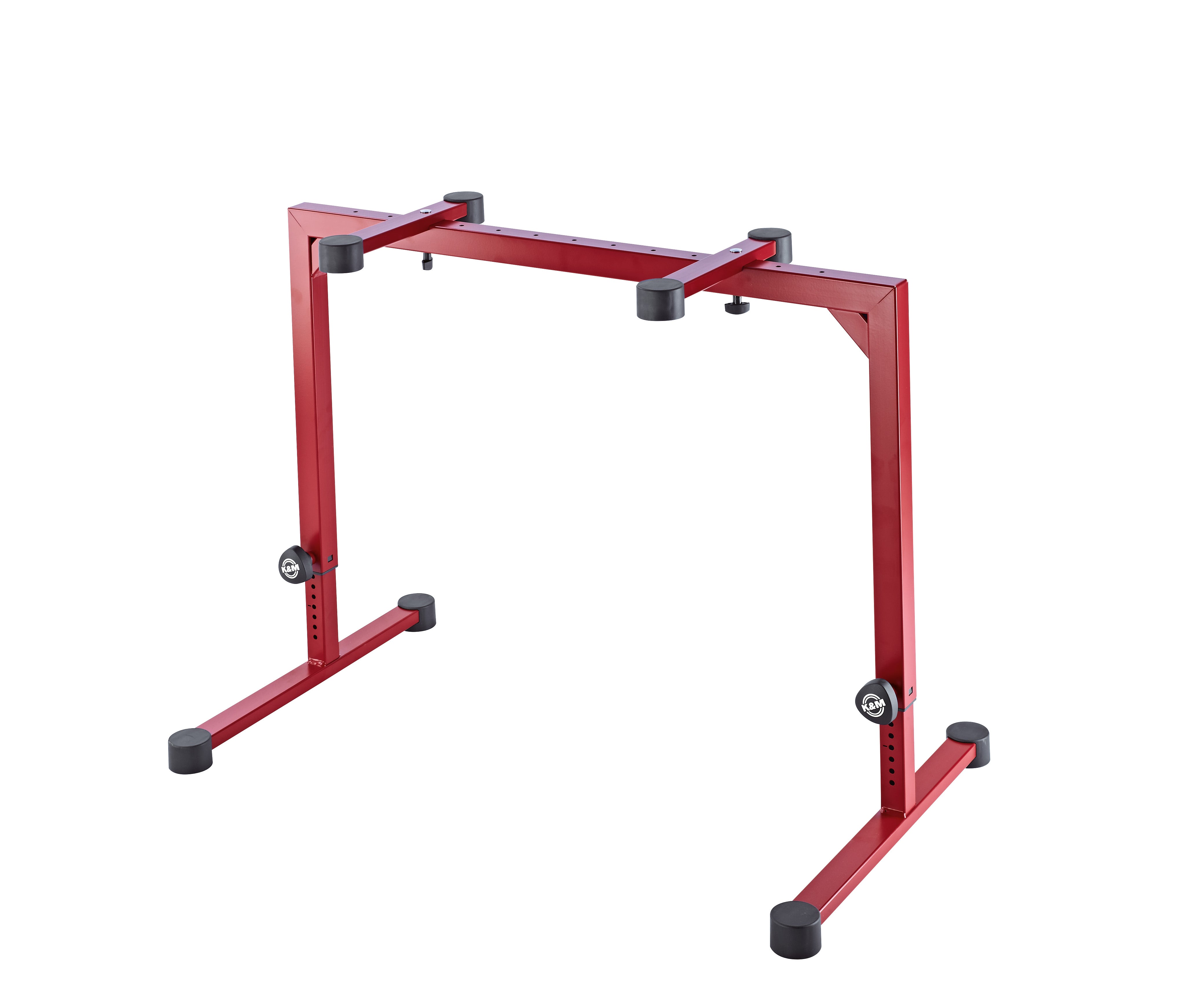 K&M 18810 Table-style keyboard stand »Omega«, Ruby Red