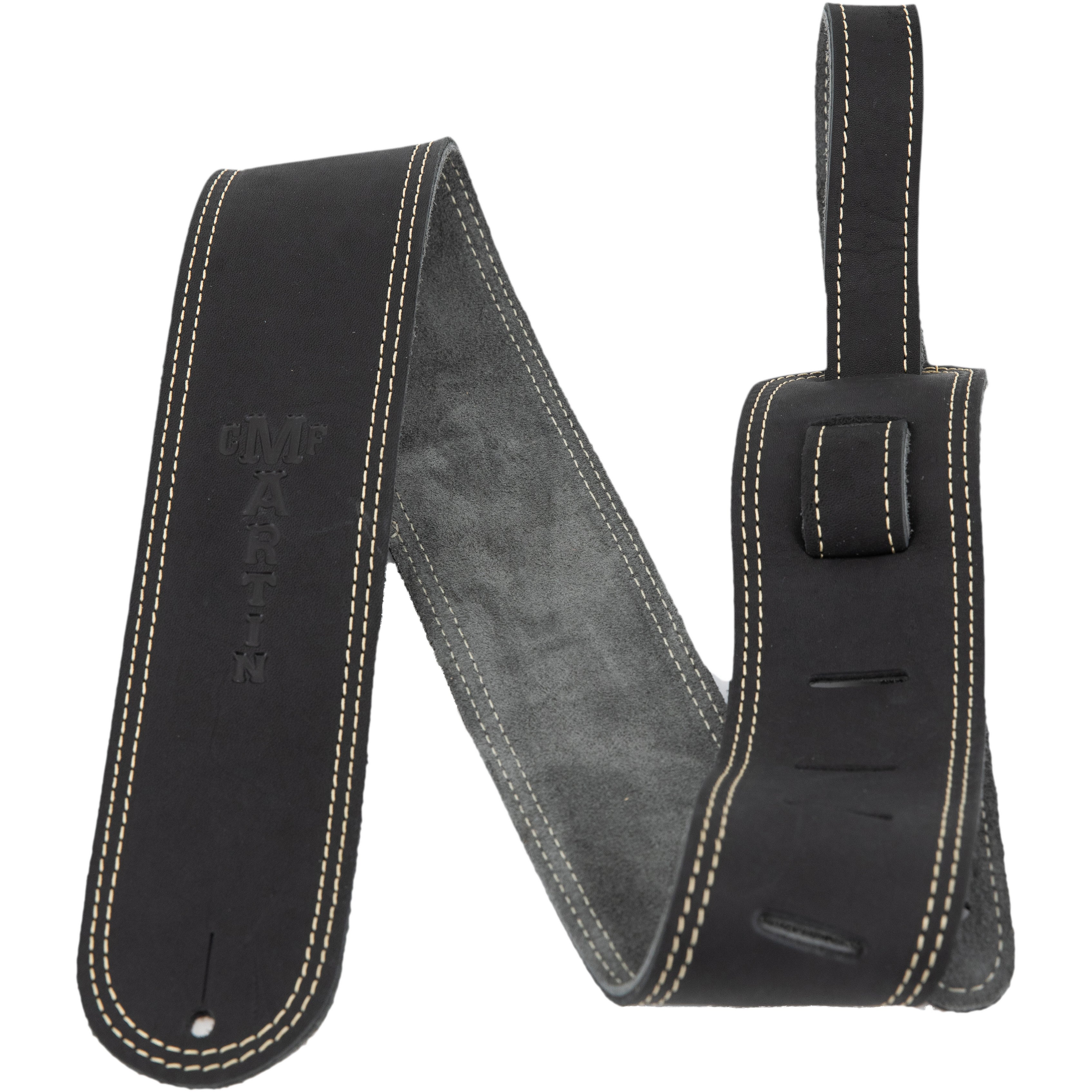 Martin Belt Leather Black Doublee Suede (A0013)