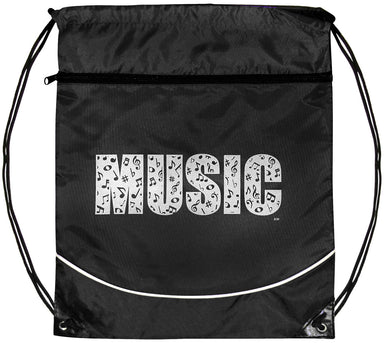 Music Drawstring Bag