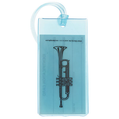 Music ID Bag Tag Trumpet