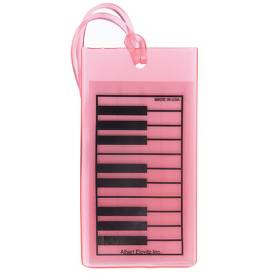Music ID Bag Tag Keyboard
