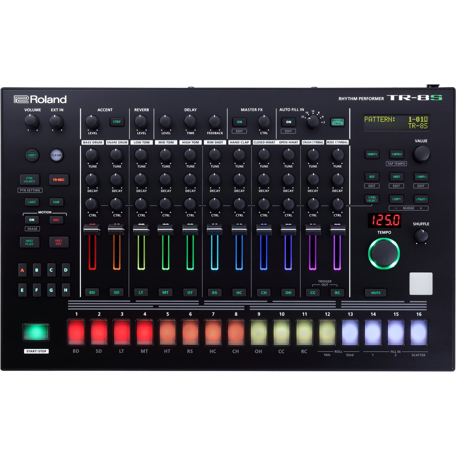 パーカッション・打楽器 ROLAND TR-8S Roland TR-8S Rhythm Performer — Tom Lee Music