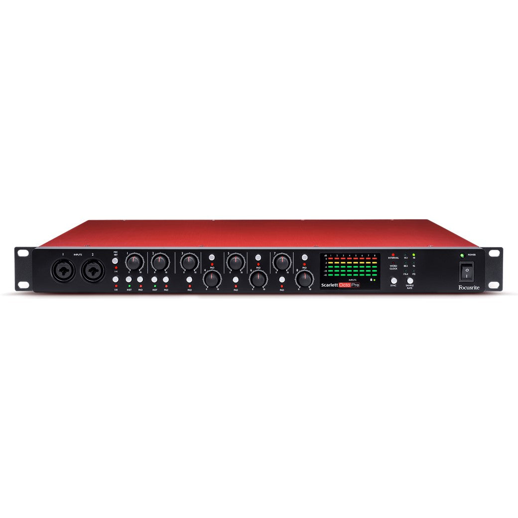 Focusrite Scarlett OctoPre - Eight-Channel Mic Pre with ADAT Connectivity