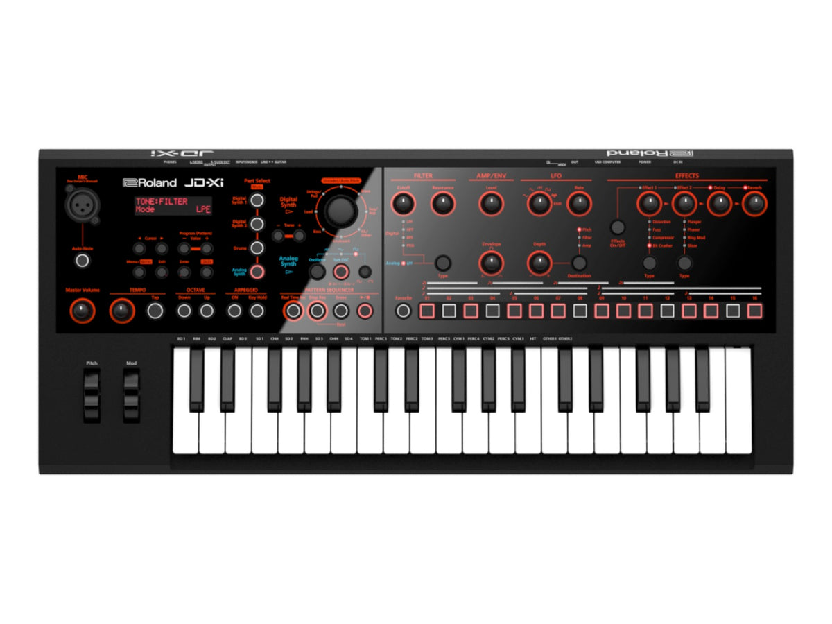 Jecod DMP-35M 1台 美品 使用1週 動作良好 Roland JD-Xi Interactive Analog/Digital Crossover Synthesizer